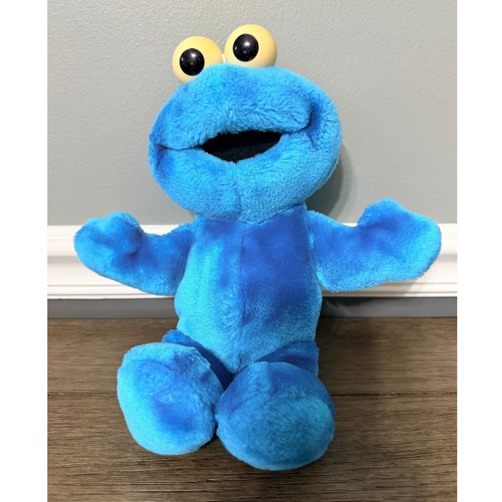 Sesame Street Tickle Me Cookie Monster TYCO 1996‎ Vintage Plush
